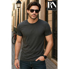 Men'S T-Shirt Soft Premium Cotton Tailored Fit Crew Neck Classic Short Sleeve Tee