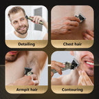Solati Hair Clippers For Men, Professional Hair Trimmer Zero Gapped T-Blade Trimmer Cordless Rechargeable Edgers Clippers Electric Beard Trimmer Shaver Hair Cutting Kit With Lcd Display Gifts For Men