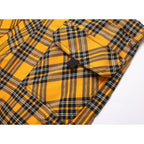 Novocct Cargo Short For Men 10" Inseam Relaxed Fit Plaid Outdoor Hiking Work Stretch Cotton Casual Shorts With Multi-Pocket