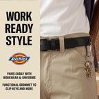 Dickies Mens Genuine Leather Belt – Durable Casual Style, Regular & Big And Tall Sizes