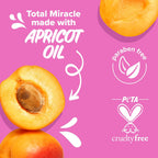 Aussie Total Miracle Hair Care Bundle: Shampoo, Conditioner, And 3 Minute Deep Treatment With Apricot & Macadamia Oil, Paraben-Free For Damaged Hair, 26.2 & 8 Fl Oz