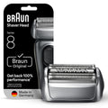 Braun Series 8 83M Electric Shaver Head Replacement Cassette, Silver