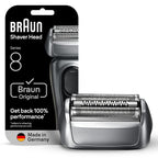 Braun Series 8 83M Electric Shaver Head Replacement Cassette, Silver