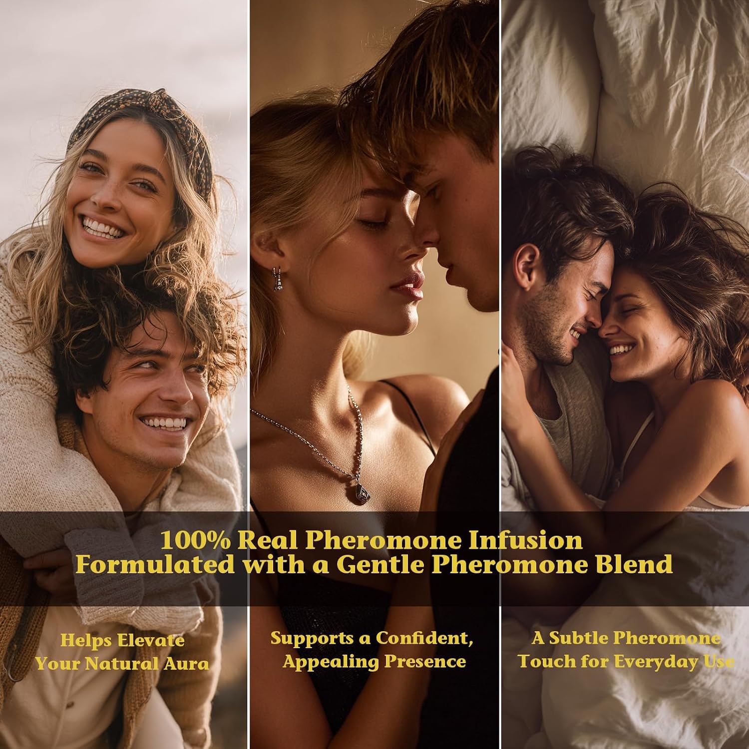 Pheromone Perfume For Woman, Vanilla Musk Perfume Long Lasting Pheromones Perfumes 0.34Fl Oz/10Ml Roll On Travel Size Essential Pheromone Oil Fragrance Eau De Parfum, Made In Usa