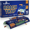 Roach Traps Indoor Sticky Glue Traps For Roaches Cockroach Trap Indoor Home Roach Motels Trap (10 Traps)
