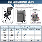 Wowfit 5 Ct 40X60 Inches Extra Large Clear Plastic Bags Perfect For Car Seat, Luggage, Suitcase, Stroller, Chair, Kids Bike And Attic Storage (2 Mil Flat Bags)