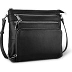 befen Genuine Leather Crossbody Bags for Women, Anti-Theft Shoulder Purse with Built in RFID Wallet for Travel