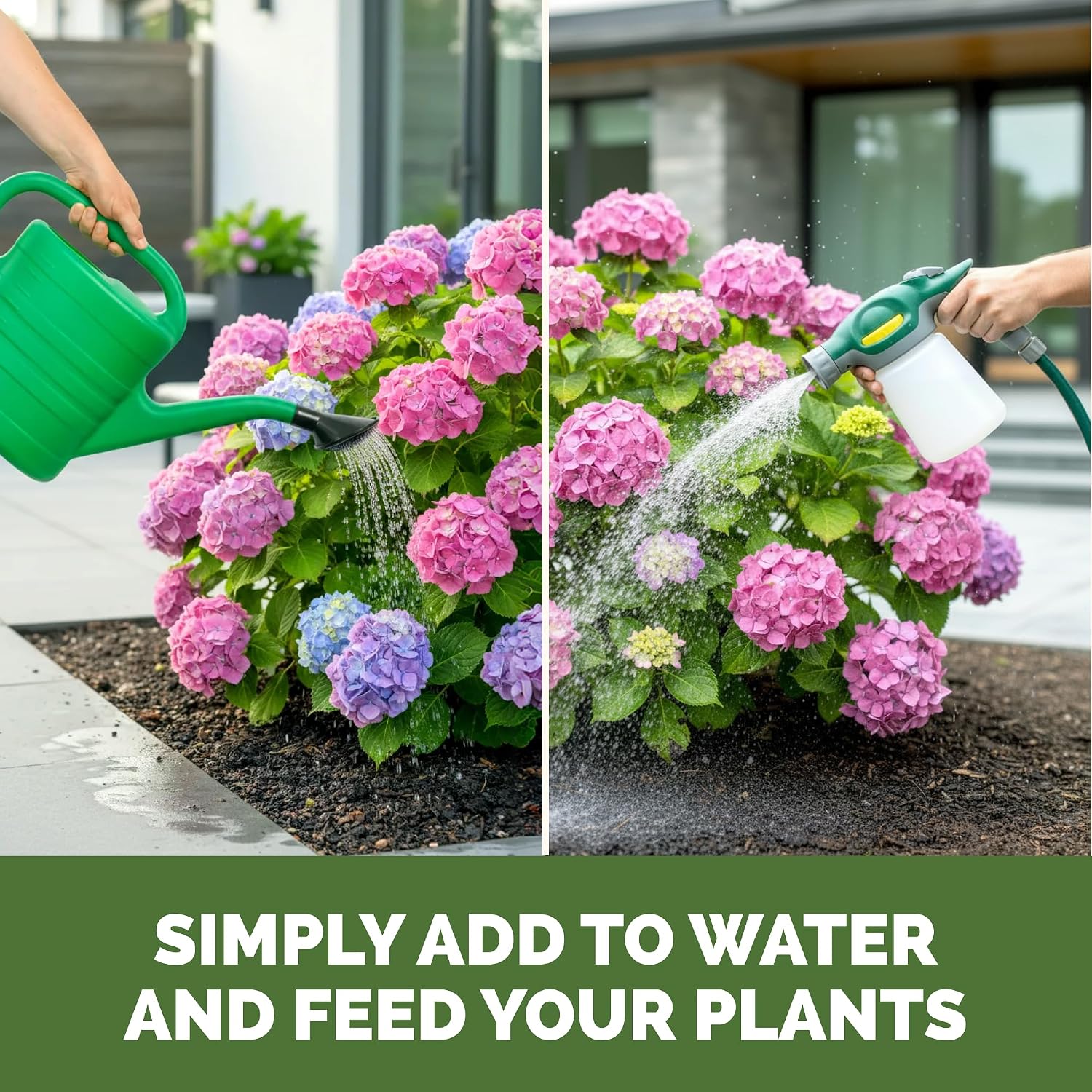 Hydrangea Fertilizer – Liquid Plant Food For Bigger Blooms, Rich Flower Color & Stronger Root Development, 8 Oz