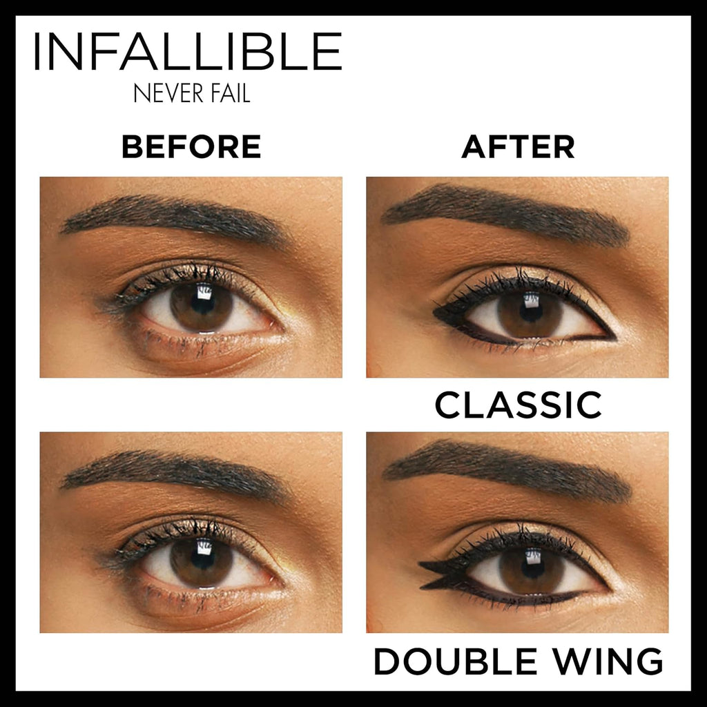 L'Oreal Paris Makeup Infallible Never Fail Original Mechanical Pencil Eyeliner with Built in Sharpener, Slate, 0.008 oz.