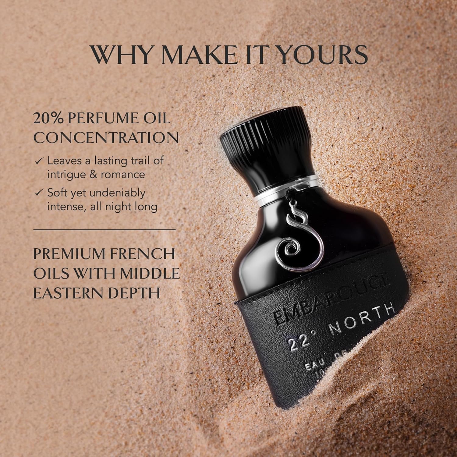 22° North Eau De Parfum | Long Lasting Luxury Perfume For Men & Women | Inspired By French Perfumery | 100Ml