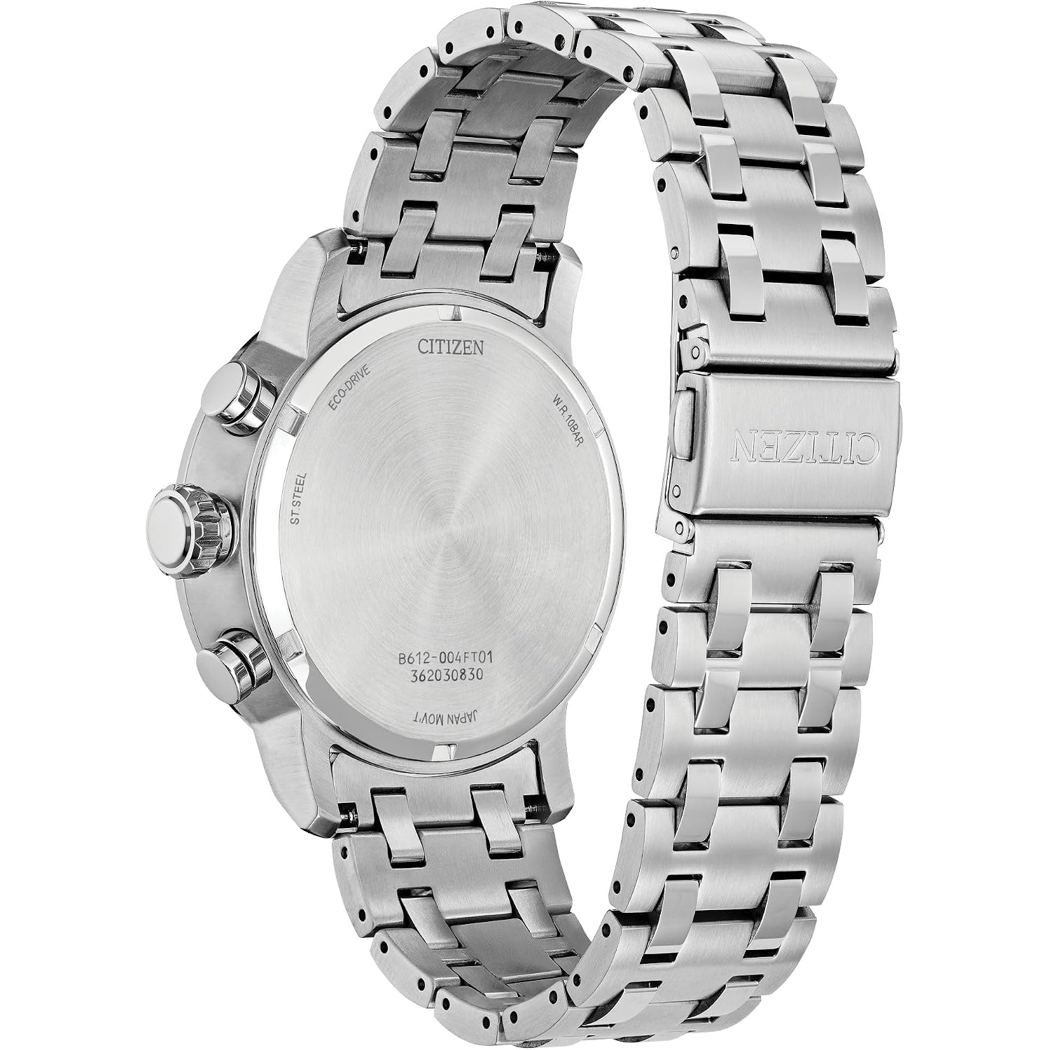 Citizen Men'S Eco-Drive Weekender Brycen Chronograph Watch Stainless Steel Case