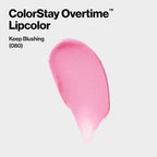 Revlon Liquid Lipstick with Clear Lip Gloss, ColorStay Overtime Lipcolor, Dual Ended with Vitamin E, 080 Keep Blushing, 0.07 Fl Oz