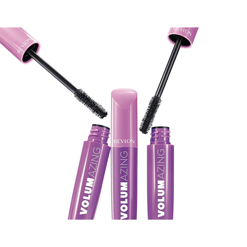 Revlon Mascara, Volumazing Eye Makeup, Non-Waterproof, No Clump, Smudge Proof, Flake Proof, 901 Blackest Black, 0.30 Fl Oz