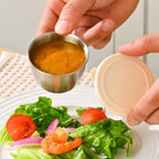 Stainless Steel Food Storage Containers Metal Food Storage Containers Leakproof Silicone Lids, 1Pcs Stainless Steel Seasoning Box Household Seasoning 1Pcs