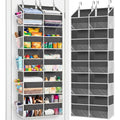 5-Tier Over Door Organizer, 10-Compartment Wide Storage Rack | 20" Wide, 80 Lbs For Heavy Family Use, 10 Side Pockets, Fits Doors For Closet, Nursery, Entryway, Dorm, Rv, Laundry Room