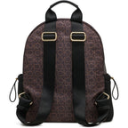 Calvin Klein Jessie Organizational Backpack, Brown/Khaki/Black, One Size
