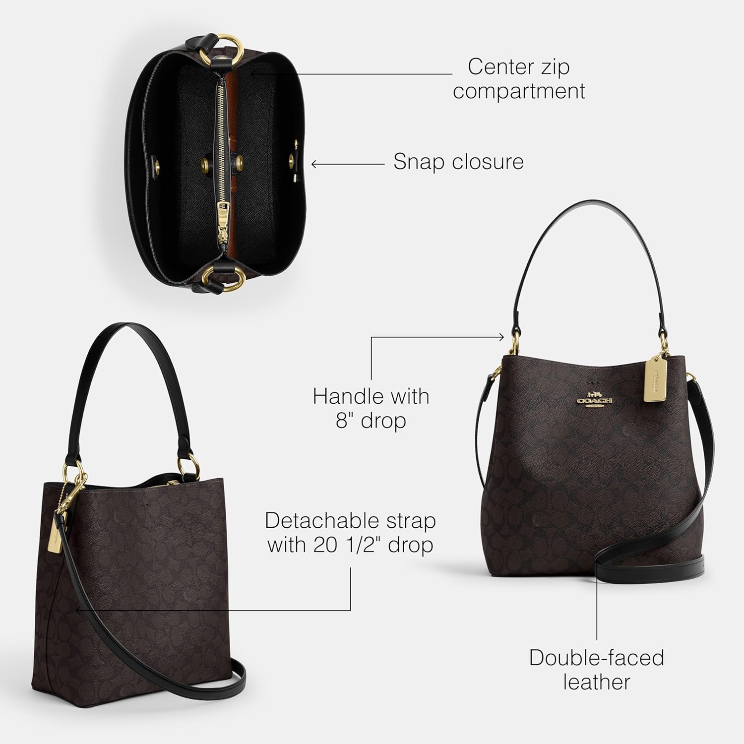 Coach Town Bucket Bag
