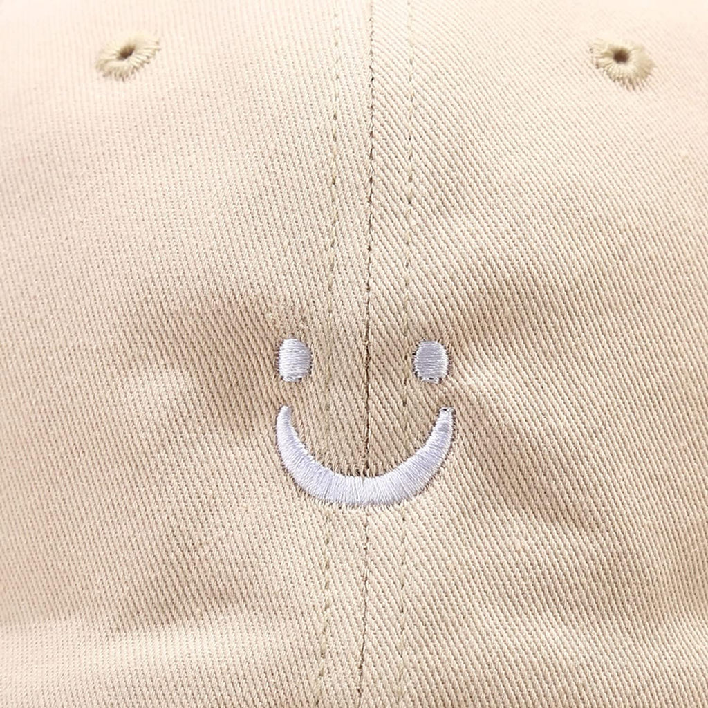 Umeepar Smile Face Baseball Cap for Women Men Adjustable Low Profile Unstructured Cotton Dad Hat