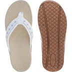 Joomra Women'S Flip Flops Arch Support Orthotic Toe Post Thong Sandals