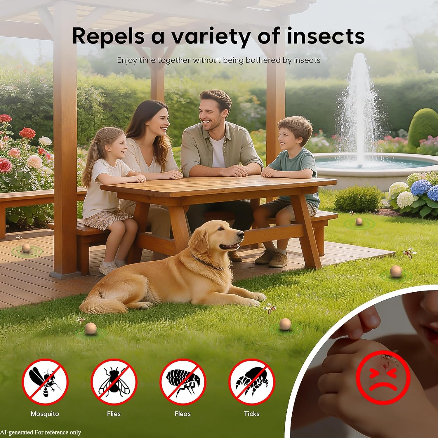 Mosquito Repellent Outdoor Patio 36 Balls - Mosquito Repellant Indoor & Outdoor For Yard Home Patio Travel Camping, Keep Mosquitoes Away From Door Patio