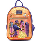 Loungefly Disney Beauty And The Beast Ballroom Scene Womens Double Strap Shoulder Bag Purse, One Size, Multi