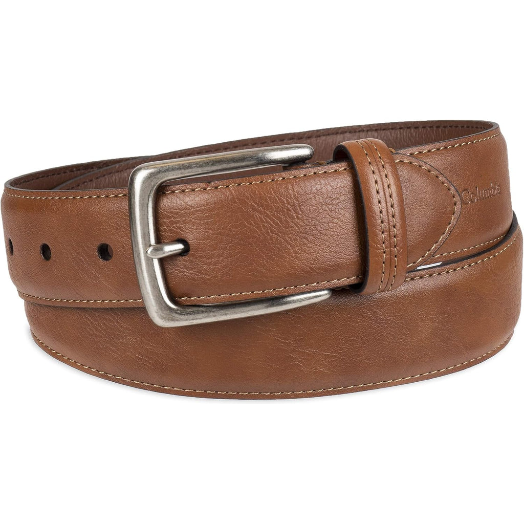 Columbia Men'S Casual Everyday Leather Belt – Jeans, Chinos And Daily Wear