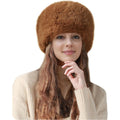 Lina & Lily Women's Winter Cossack Hat Russian Style Long Pile Faux Fur