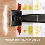 Dreame Aero Wet Dry Vacuum Cleaner, All-In-One Vacuum Mop For Wet & Dry Messes, 0 Hair Residue Great For Pet Owners, One-Press Self-Clean, 180° Lie Flat, 35Mins Runtime For Hard Floor Cleaning