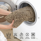 Bcoimo Bathroom Rugs 24x17, Bath Mats for Bathroom Non Slip with Rubber Backing,High Absorbent Microfiber Bath Rugs Quick Drying, Machine Washable, Durable Decor