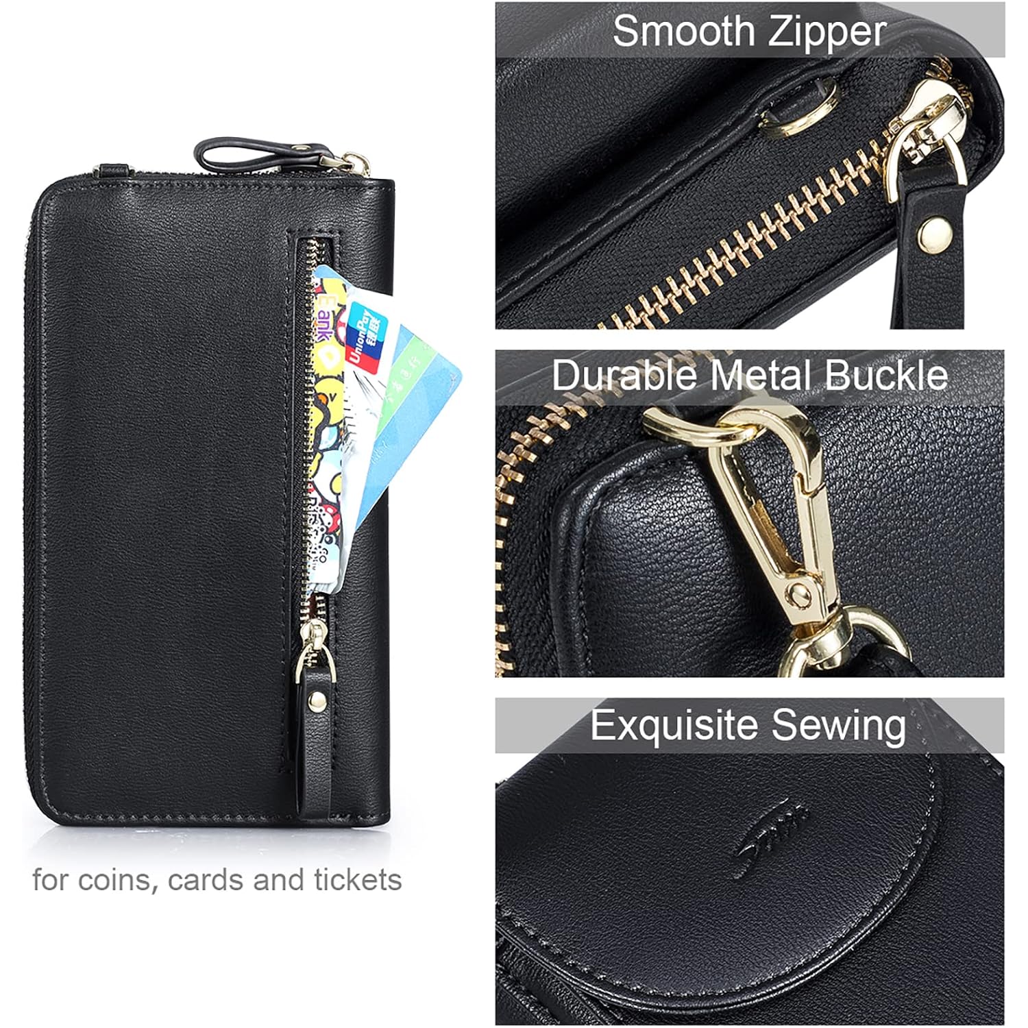 S-Zone Small Crossbody Bags For Women Cell Phone Purse Rfid Blocking Wallet Purses With Credit Card Slots