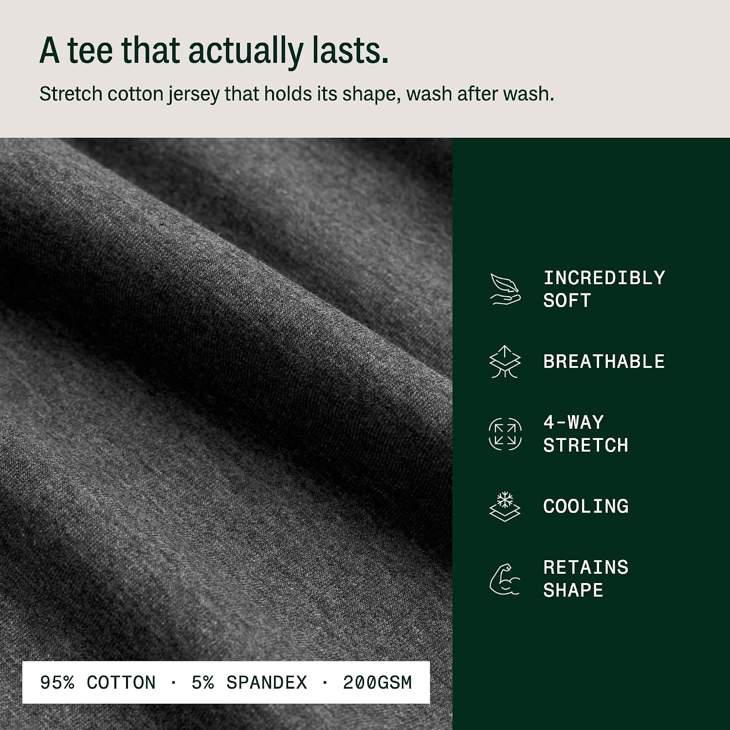 Strongsize Big And Tall T-Shirts For Men – Stretch Cotton Crewneck Xl-8Xl | Available In Regular And Longer Length