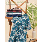 Coofandy Mens Hawaiian Shirt Short Sleeve Button Down Beach Vacation Shirt Retro Summer Tropical Shirts