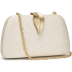 SWEETV CHUNLI Glitter Clutch Purses for Women Elegant Evening Bag for Parties, Weddings, and Formal Events