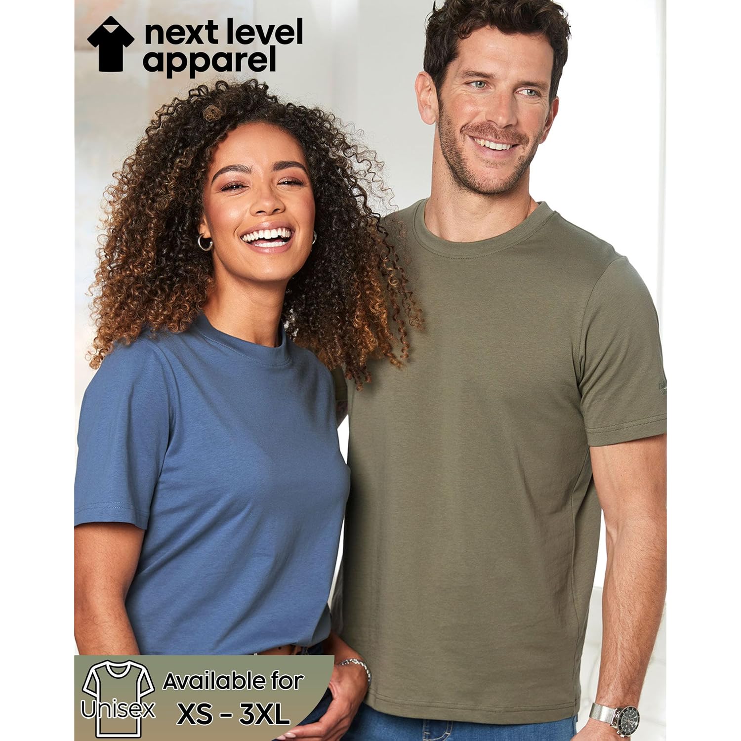 Next Level Apparel 6210 Men'S T-Shirts, Unisex Cvc Cotton Blend Bulk Undershirt 6-10 Pack – Custom Color Set - Remera Para Hombre Multicolored