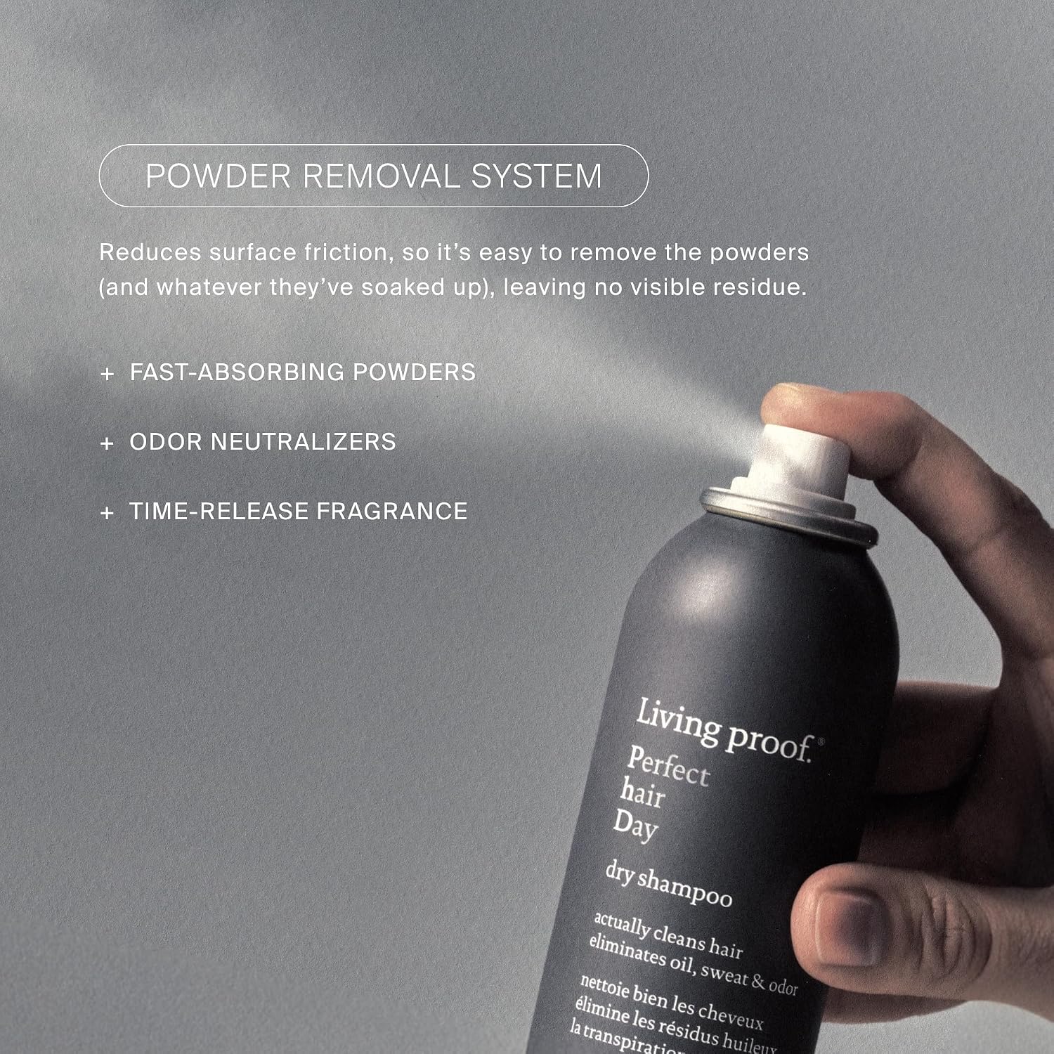Living Proof Perfect Hair Day Dry Shampoo – Absorbs Oil, Sweat, Odor, Cleans Hair, Fresh Scent, Detoxifies Scalp For Women And Men