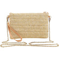 Beurlike Straw Clutch Purses for Women Beach Wristlet Wallet Small Cross body bag for Girls