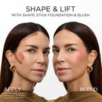 Lancôme Teint Idole Ultra Wear Shape Stick Blush - Creamy, Blendable & Lightweight Blush Makeup Stick, Long-Lasting Coverage, 24H Wear, Skincare Infused With Jojoba Oil, For All Skin Types
