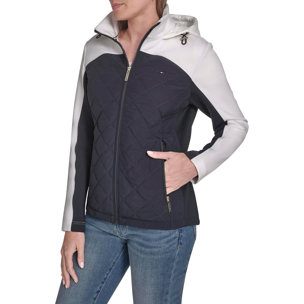 Tommy Hilfiger Women'S Quilted Scuba Outerwear