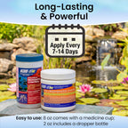 Microbe-Lift Bmc Biological Mosquito Control, Liquid Treatment For Medium-Sized Decorative Water Gardens Up To 2,000 Gallons, Fountains And Ponds, 2 Fluid Ounces