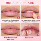 4Pcs Lip Scrub And Mask Set,Strawberry And Honey Pot Lip Balm,Reduces Lip Lines Lip Exfoliator Scrub And Moisturizer,Repair Bee Lip Balm And Lip Scrub Set,Lip Mask Overnight