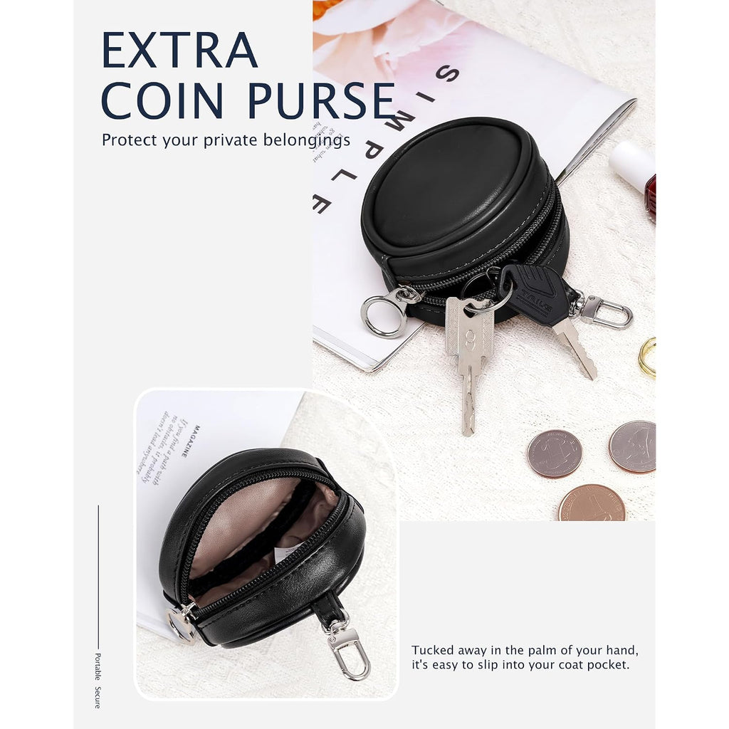 Long Vacation Clear Bag For Stadium Events, Clear Purses For Women Stadium Crossbody, Pvc Clear Concert Bag With Coin Purse