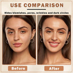 Air Brush Makeup Foundation,Flawless Airbrush Foundation for Older Women,Teenagers,Middle-aged and Mature Skin,Lightweight Moisturizing,Buildable Coverage for Smooth Radiant Skin (02 Beige)