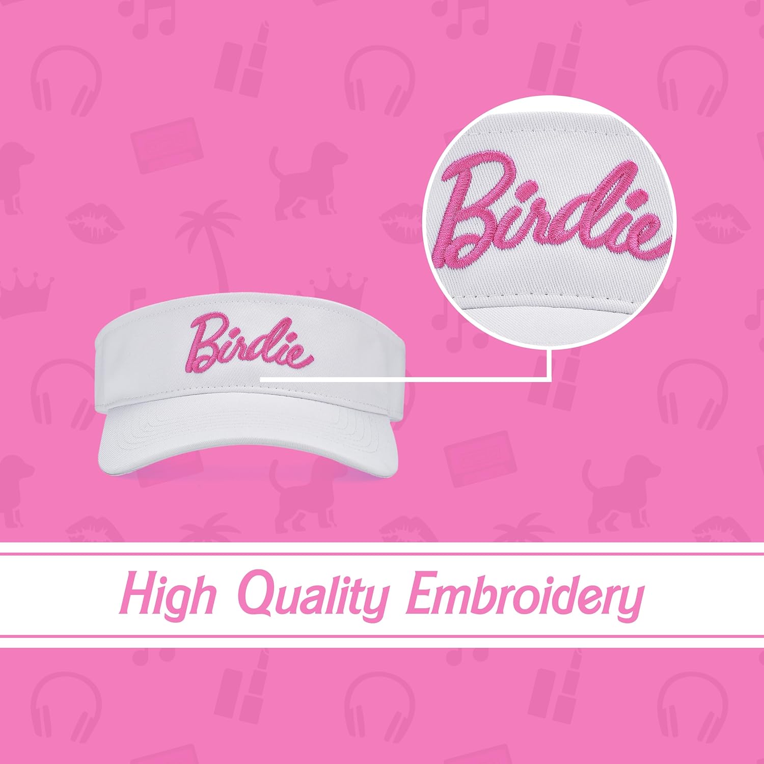 Shanker Golf - Birdie Women's Golf Visor - 100% Cotton Golf Visor for Ladies - Women's Golf Hat