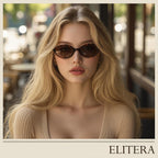 Retro Oval Sunglasses for Women 90s Vintage Y2K Trendy Narrow Shades, UV Protection Designer Sun Glasses A01-grey/Tea/Tortoise