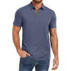 Mens Polo Shirts Short Sleeve Casual Cotton Golf Shirts Performance Polo Shirts For Men