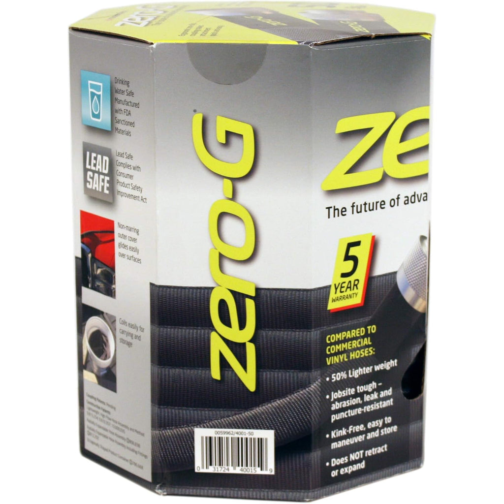New Zero-G 4001-50 Lightweight, Ultra Flexible, Durable, Kink-Free Garden Hose, 5/8-Inch By 50-Feet