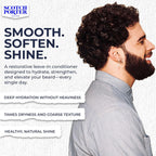 Scotch Porter Restorative Leave-In Beard Conditioner – Deep Conditioning Softener with Lightweight Feel, Reduces Frizz & Provides Long-lasting Hydration & Shine to Dull, Dry, Coarse Beards – 4 oz.