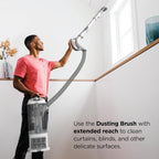 Shark Upright Vacuum Cleaner | Navigator Lift-Away | Pet Hair, Carpet & Hard Floor Cleaning | Dusting Brush & Crevice Tool | Hepa Filter | Swivel Steering | White/Silver | Nv356E