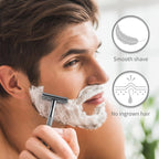Bambaw Double Edge Safety Razor for Men & Women, Metal Razor with 5 Double Edge Safety Razor Blades, Eco-Friendly Razor – Silver