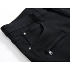 Enrica Men'S Ripped Distressed Slim Fit Holes Denim Shorts